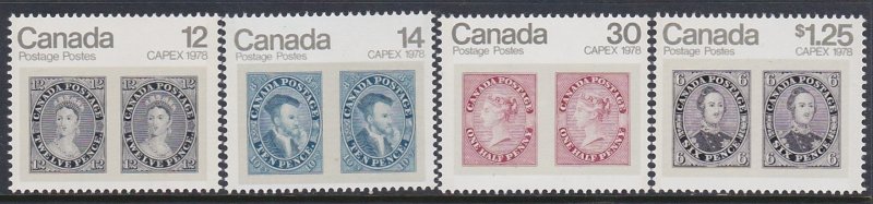 753-56 1978 CAPEX 78 MNH