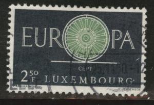 Luxembourg Scott 374 Used 1960 Europa stamp