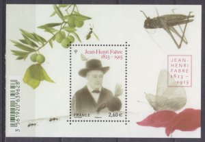 2015 France 6275/B303 Insects / 100 years of Jean-Henri FABRA