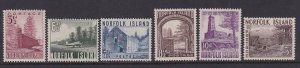 Norfolk Island, Scott 13-18 (SG 13-18), MLH