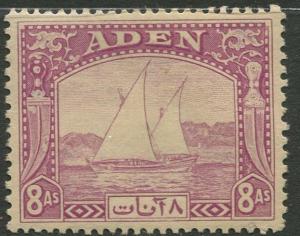 ADEN - Scott 8  - Dhows -1937 -  MH - Single 8a Stamp