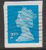 GB QE II Machin SG U2961 - 2nd brt blue - M13L - Source  B