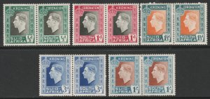 South Africa Scott 74/78 - SG71/75, 1937 Coronation Set MH*