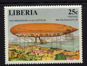 Liberia #804 mint, Zeppelin