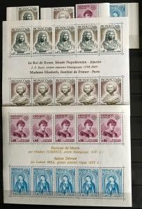 Monaco: MNH Lot CEPT with Sheetlets