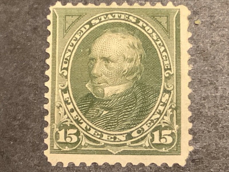 US. Scott # 284 Fine Mint NH CV $ 475.00  / Price $110.00 **FREE** shipping !!