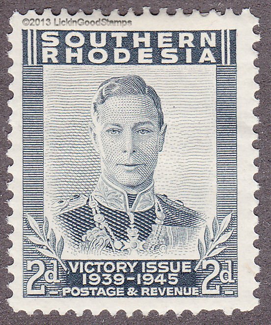 Southern Rhodesia 68 Victory Issue 1947