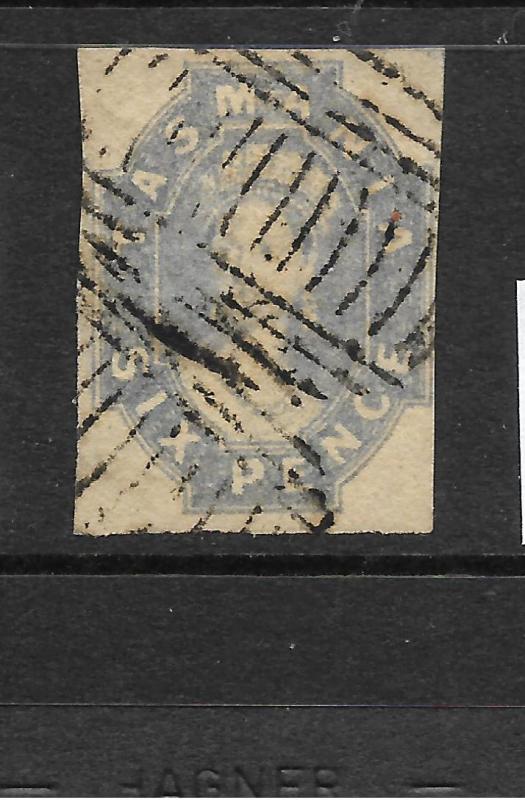 TASMANIA  1860-67  6d    QV    FU   SG 45