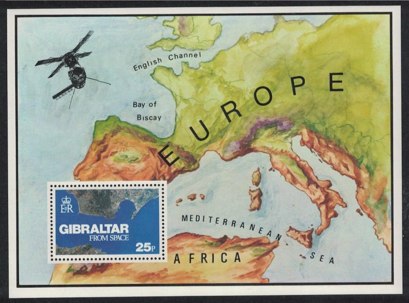 Gibraltar Gibraltar from Space MS 1978 MNH SC#364 SG#MS399 MI#Block 5