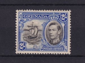 Grenada KGVI 1938 2/- p12.5 x 13.5 SG161a MH BP16106