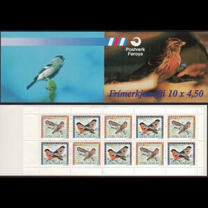 FAROE IS. 1997 - Scott# 314A Booklet-Birds NH