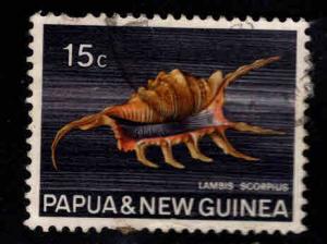 PNG Papua New Guinea Scott 272 Used shell stamp