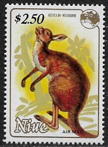 Niue #444 Mint Never Hinged Stamp - Kangaroo - AUSIPEX  '84 Expo