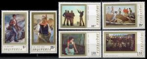 1971 Albania (SHQIPERIA) 1513-1518 Paintings 4,50 €