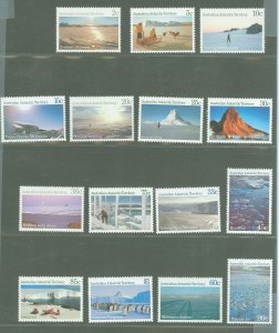 Australian Antarctic Territory #L60-L74  Single (Complete Set) (Animals) (Lan...