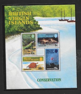 BRITISH VIRGIN ISLANDS #349a CONSERVATION  MNH