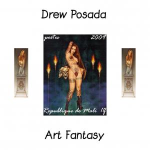 MALI SHEET DELUXE ART FANTASY POSADA NUDES