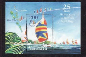 Vanuatu-Sc#861-Unused NH sheet-Sailing-Yacht Race-2004-