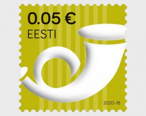 2020 Estonia Definitive - Posthorn (#)  (Scott 926-28) MNH