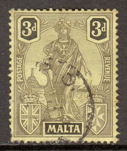 Malta - Scott #106 - Used/CTO - Toning spots - SCV $20.00