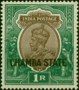 Chamba 1928 1R Chocolate & Green SG75 Fine LMM