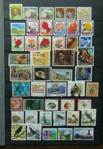 New Zealand Modern range Flowers Birds values to $4 + commemorative issues Used