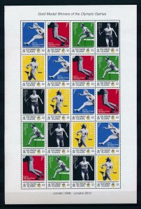 [106342] Solomon Islands 2012 Olympic Games London Blankers-Koen Sheet MNH