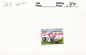 GREENLAND  163   MNH