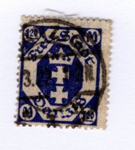 Danzig #74 Used - Stamp - CAT VALUE $3.75