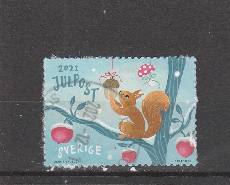 Sweden  Scott#  2882h  Used  (2021 Christmas)