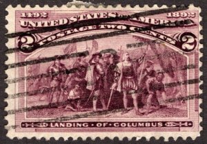 1893, US 2c, Columbian Issue, Used, Sc 231