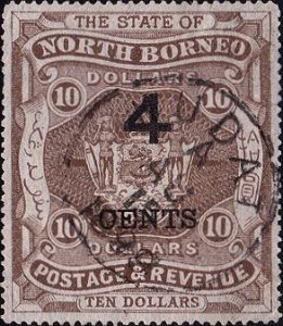 North Borneo Used - Scott# 102