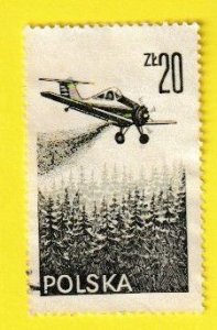 POLAND SCOTT#C55 1977 20z CROP DUSTER AIRPLANE - USED