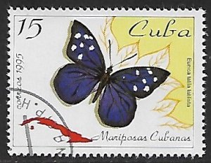 Cuba # 3646 - Butterfly : Florida Purplewing - unused CTO.....{R5}