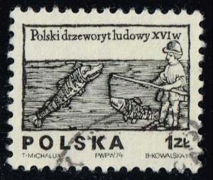 Poland #2070 Angler; Used (0.25)