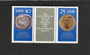1970 Germany DDR 10 SC #1224a  German Kulturbund MNH stamps