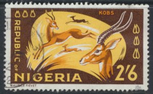 Nigeria  SG 182  Sc# 194 Used perf thin Kobs Antelope  see details & scan 