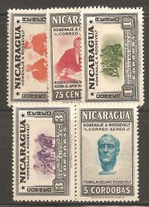 Nicaragua SC C272-6 Mint, Never Hinged