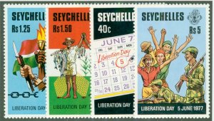 SEYCHELLES 409-12 MNH BIN $2.00