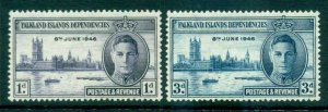 Falkland Is Deps 1946 Victory MLH lot66217