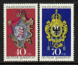 Germany B500-1 MNH Crest, Posthouse Signs