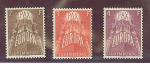 Luxembourg #329-331 Unused Single (Complete Set) (Europa)