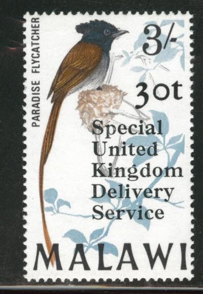 Malawi Scott 104 MNH** Bird surcharged 30t SG369