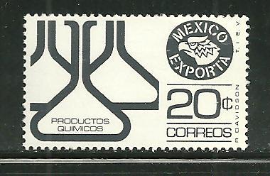 Mexico 1110 MNH Exports, Chemistry Flasks