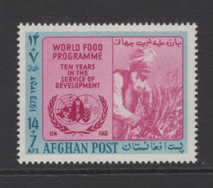 Afghanistan B91 MNH 1973 World Food Program