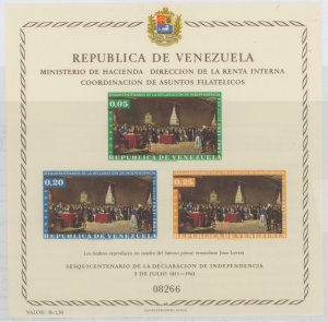 Venezuela #1686 Mint (NH) Souvenir Sheet