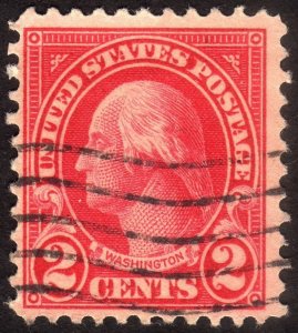 1923, US 2c, George Washington, Used Sc 554