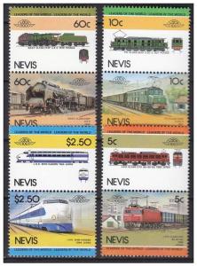 NEVIS 8 SETS TRAINS LOCOMOTIVES