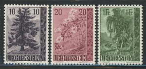 Liechtenstein 1957 Trees set Sc# 312-14 NH