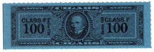 Springer TC2577a, MNH, Class F, 100 Cigars, Series 124, 1954, USA Revenue